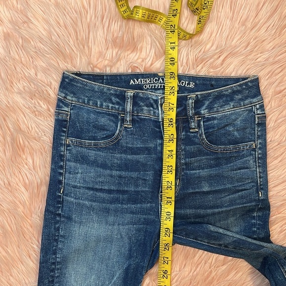 American Eagle Super Stretch Hi Rise Blue Jegging Size 2 - Picture 7 of 7